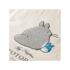Best Maison Ghibli Embroidery Canvas Tote Bag Walking Away - My Neighbor Totoro