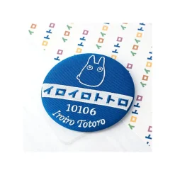 Hot Maison Ghibli Embroidery Compact Mirror Bus Stop -My Neighbor Totoro