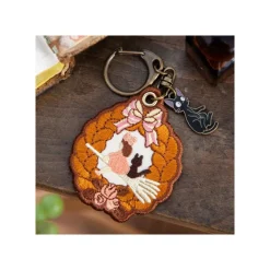 Online Maison Ghibli Embroidery Keychain Wreath Of Bread - Kiki'S Delivery Service