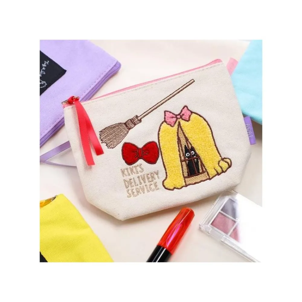 Online Maison Ghibli Embroidery Pouch Jiji In Cage - Kiki'S Delivery Service