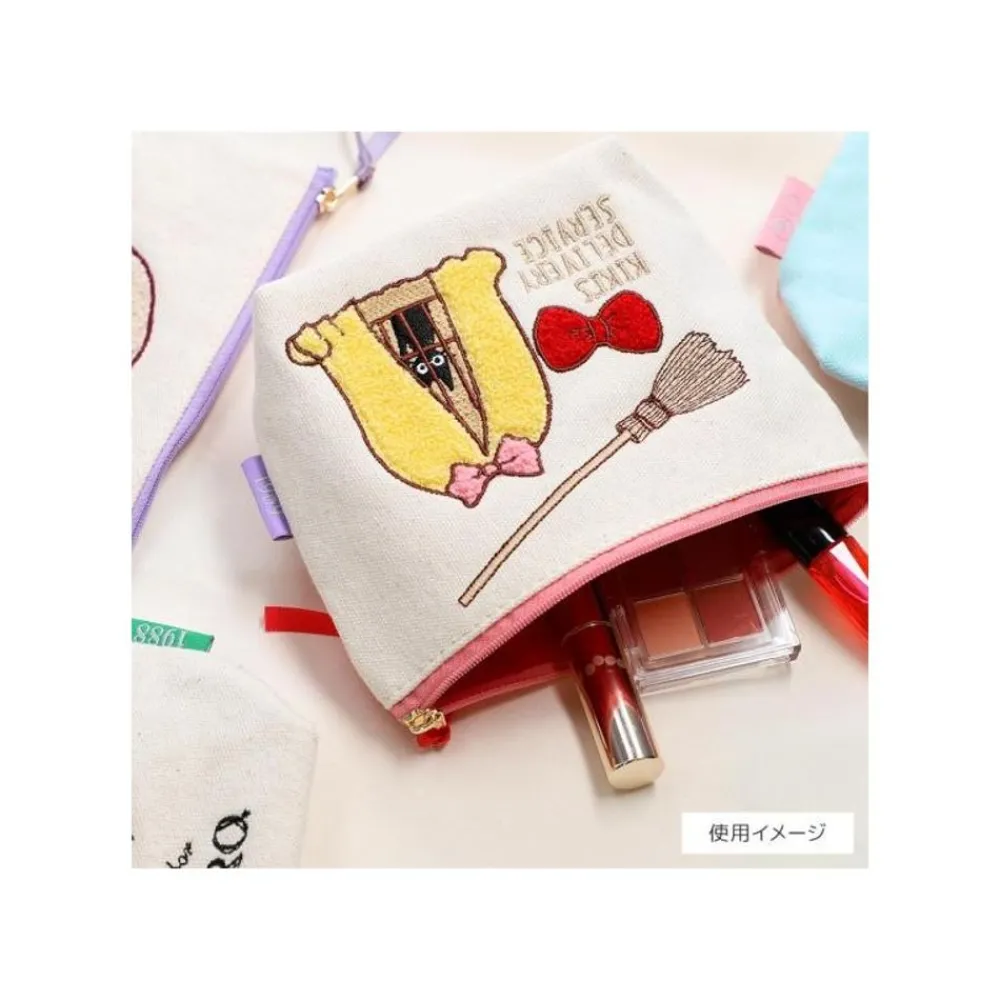 Online Maison Ghibli Embroidery Pouch Jiji In Cage - Kiki'S Delivery Service