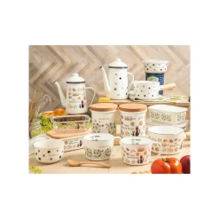 Best Maison Ghibli Enamel Butter Dish With Wooden Lid Soot Sprites 500Ml - My Neighbor T