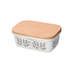 Best Maison Ghibli Enamel Butter Dish With Wooden Lid Soot Sprites 500Ml - My Neighbor T