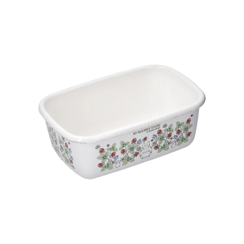 Best Maison Ghibli Enamel Butter Dish With Wooden Lid Soot Sprites 500Ml - My Neighbor T