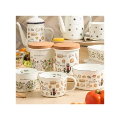 Discount Maison Ghibli Enamel Measuring Cup Soot Sprites 450Ml - My Neighbor Totoro