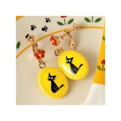 Outlet Maison Ghibli Fancy Yellow Earrings With Clips Jiji - Kiki'S Delivery Service