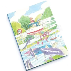Outlet Maison Ghibli Flexi Journal Ponyo & Sosuke - Ponyo On The Cliff
