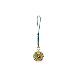 New Maison Ghibli Golden Ring Bell Strap Sooot Sprites & Clover - My Neighbor Totoro