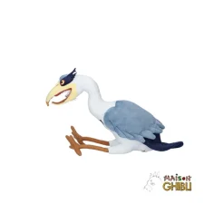 New Maison Ghibli Grey Heron Plush - The Boy And The Heron