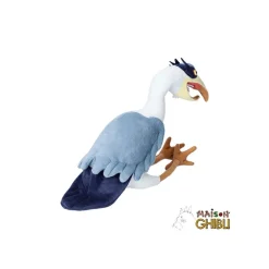 New Maison Ghibli Grey Heron Plush - The Boy And The Heron