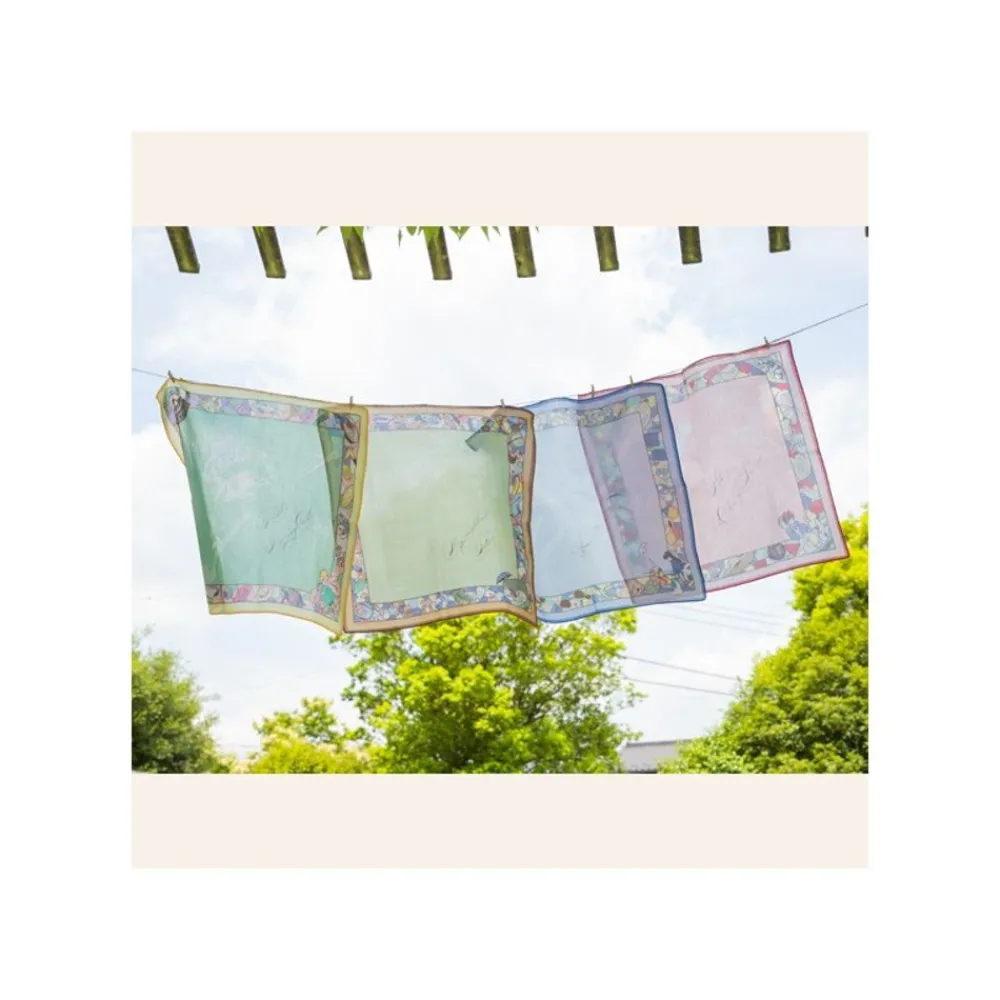 Maison Ghibli Handkerchiefs Deep Green Wind Path - Howl'S Moving Castle