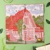 Best Maison Ghibli Imabari Handkerchief Satsuki & Mei'S House 40X40 Cm - My Neighbor Tot