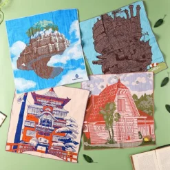 Best Maison Ghibli Imabari Handkerchief Satsuki & Mei'S House 40X40 Cm - My Neighbor Tot