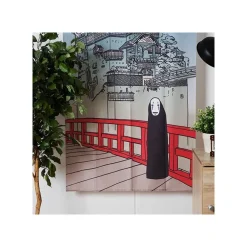 Hot Maison Ghibli Japanese Curtain Aburaya & No Face - Spirited Away
