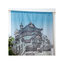 Hot Maison Ghibli Japanese Curtain Aburaya & No Face - Spirited Away