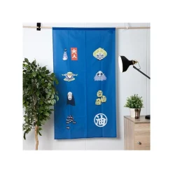 Online Maison Ghibli Japanese Curtain Kichijo Blue - Spirited Away