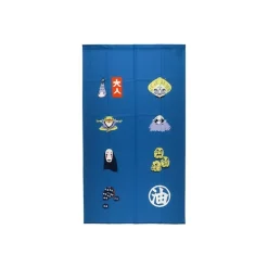 Online Maison Ghibli Japanese Curtain Kichijo Blue - Spirited Away
