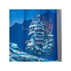 Hot Maison Ghibli Japanese Curtain Moonlit Night - Howl'S Moving Castle