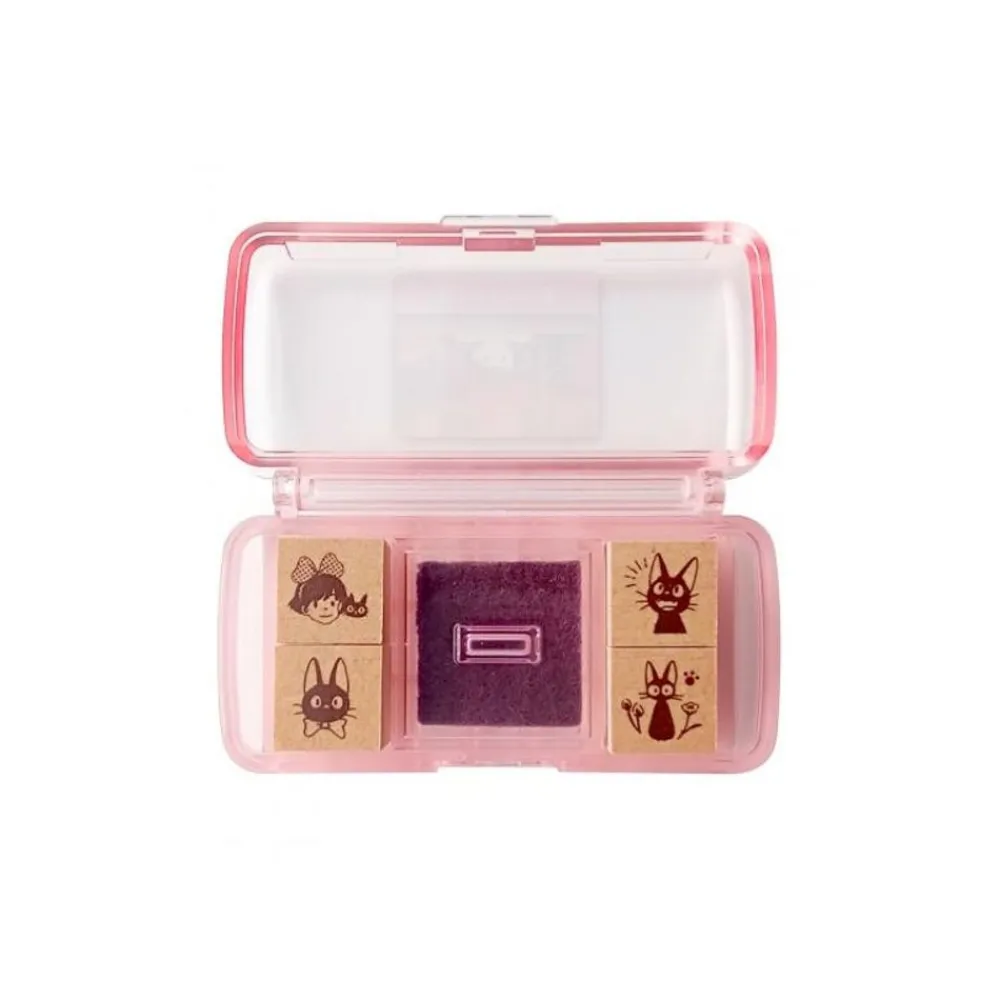Hot Maison Ghibli Kiki & Jiji Mini Stamp Set Purple - Kiki'S Delivery Service