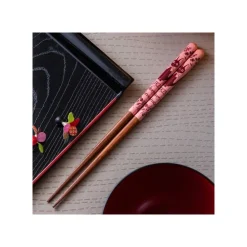 New Maison Ghibli Lacquered Chopsticks 21Cm Sketches Pink - Kiki'S Delivery Service