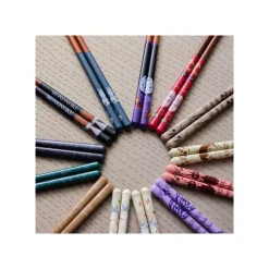 New Maison Ghibli Lacquered Chopsticks 21Cm Sketches Pink - Kiki'S Delivery Service