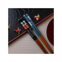 New Maison Ghibli Lacquered Chopsticks 21Cm San'S Mask - Princess Mononoke
