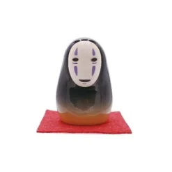 New Maison Ghibli Laquered Wood No Face Statue - Spirited Away
