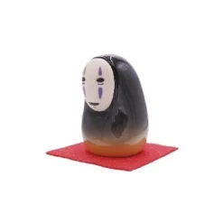 New Maison Ghibli Laquered Wood No Face Statue - Spirited Away