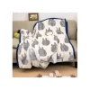 New Maison Ghibli Long Blanket Totoro Silhouette 200X140 Cm - My Neighbor Totoro