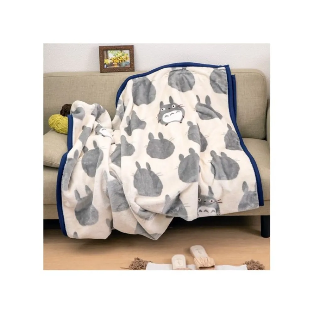 New Maison Ghibli Long Blanket Totoro Silhouette 200X140 Cm - My Neighbor Totoro