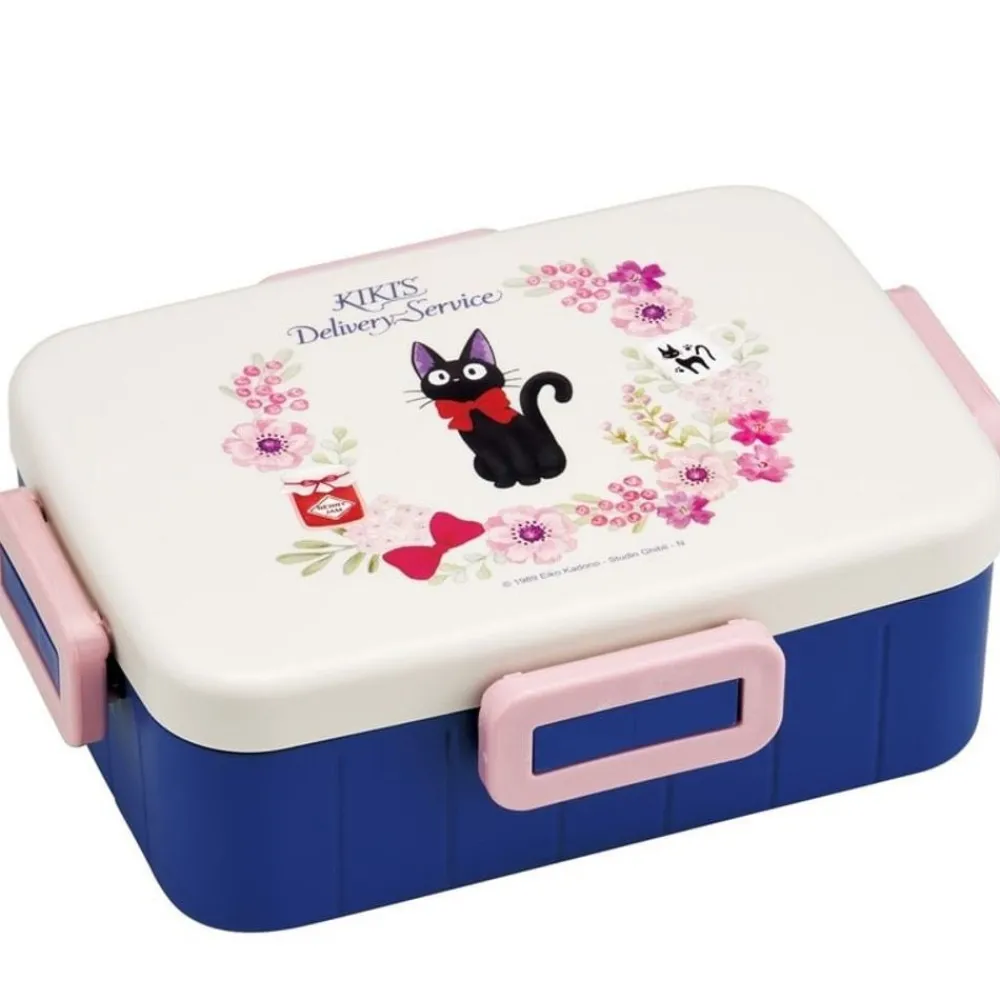 Best Maison Ghibli Lunch Box 4 Locks 650Ml Jiji Flower Garland - Kiki'S Delivery Service