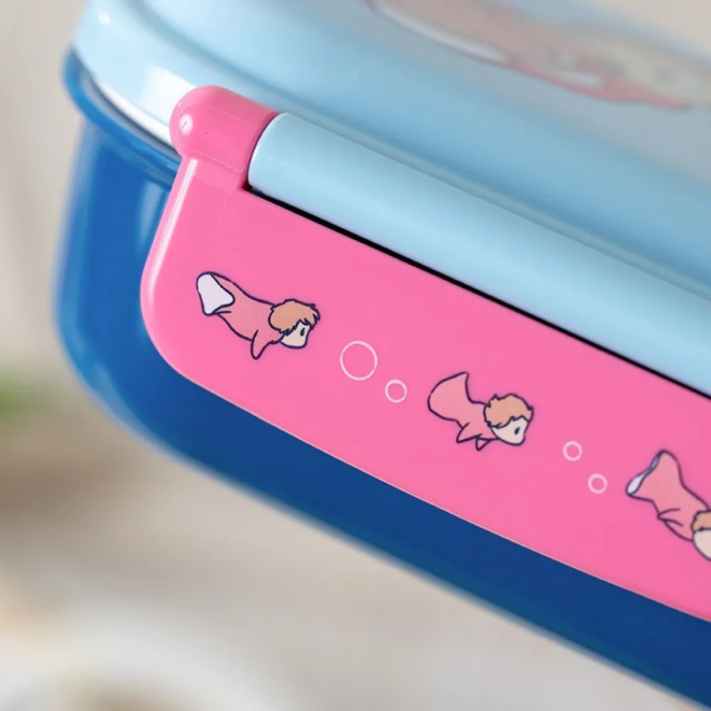Online Maison Ghibli Lunch Box 2 Locks Ponyo In The Ocean - Ponyo On The Cliff