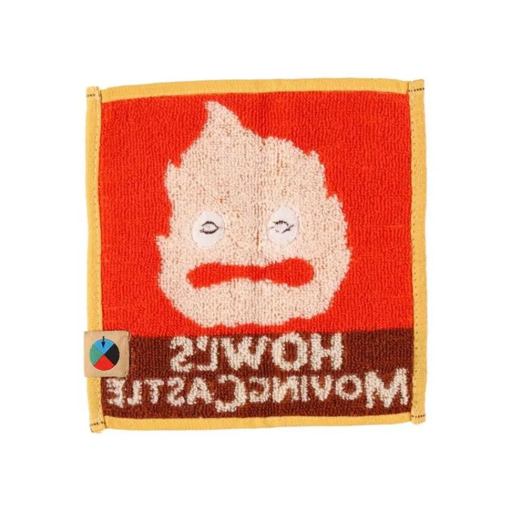 Hot Maison Ghibli Mame Mini Towel Calcifer 15X15 Cm - Howl'S Moving Castle