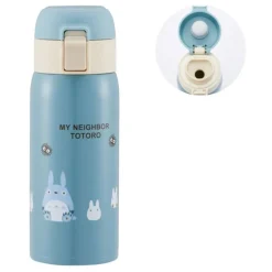 Hot Maison Ghibli Mat Blue Thermos Bottle 350Ml - My Neighbor Totoro