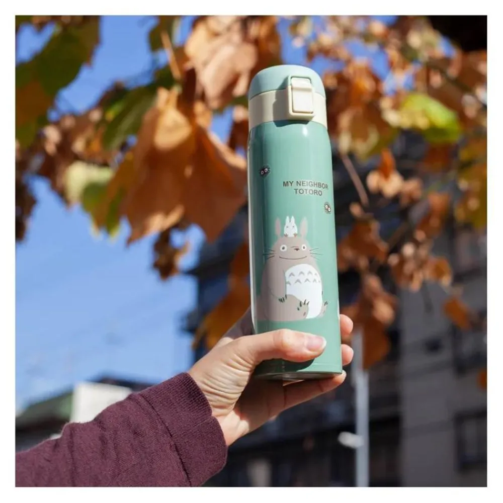 Discount Maison Ghibli Mat Light Green Thermos Bottle 480Ml - My Neighbor Totoro