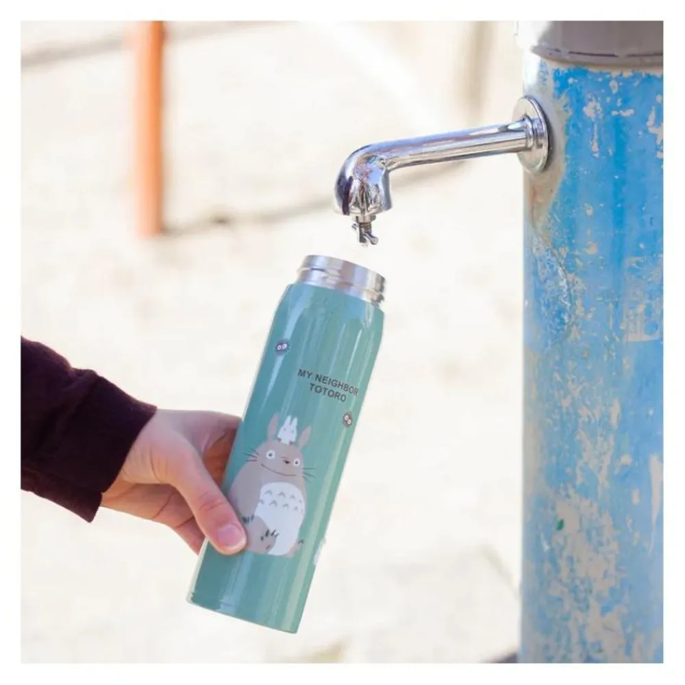 Discount Maison Ghibli Mat Light Green Thermos Bottle 480Ml - My Neighbor Totoro