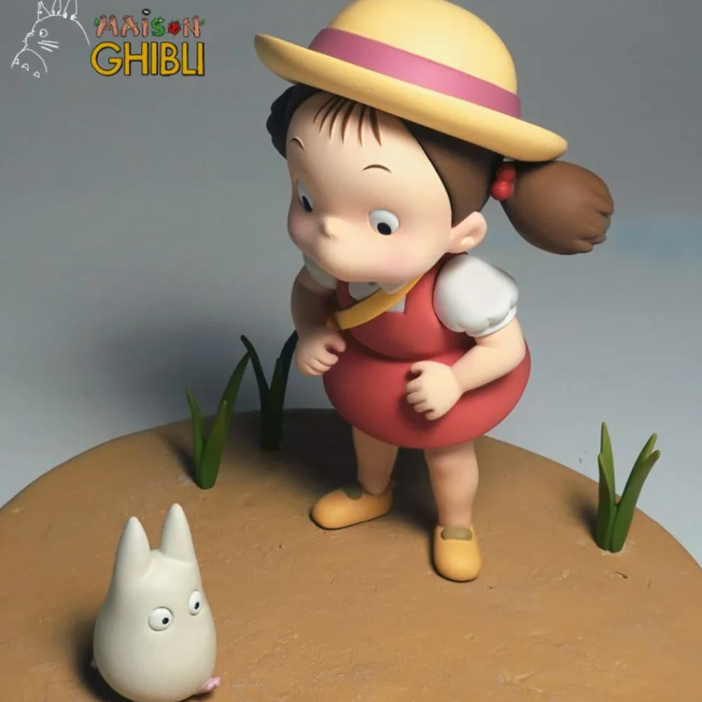 Hot Maison Ghibli Mei And Little Totoro Statue - My Neighbor Totoro