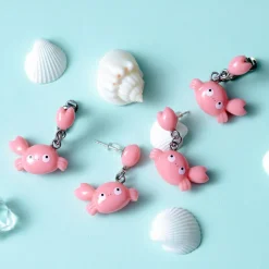 Best Maison Ghibli Mei Crab Pierced Earrings - My Neighbor Totoro