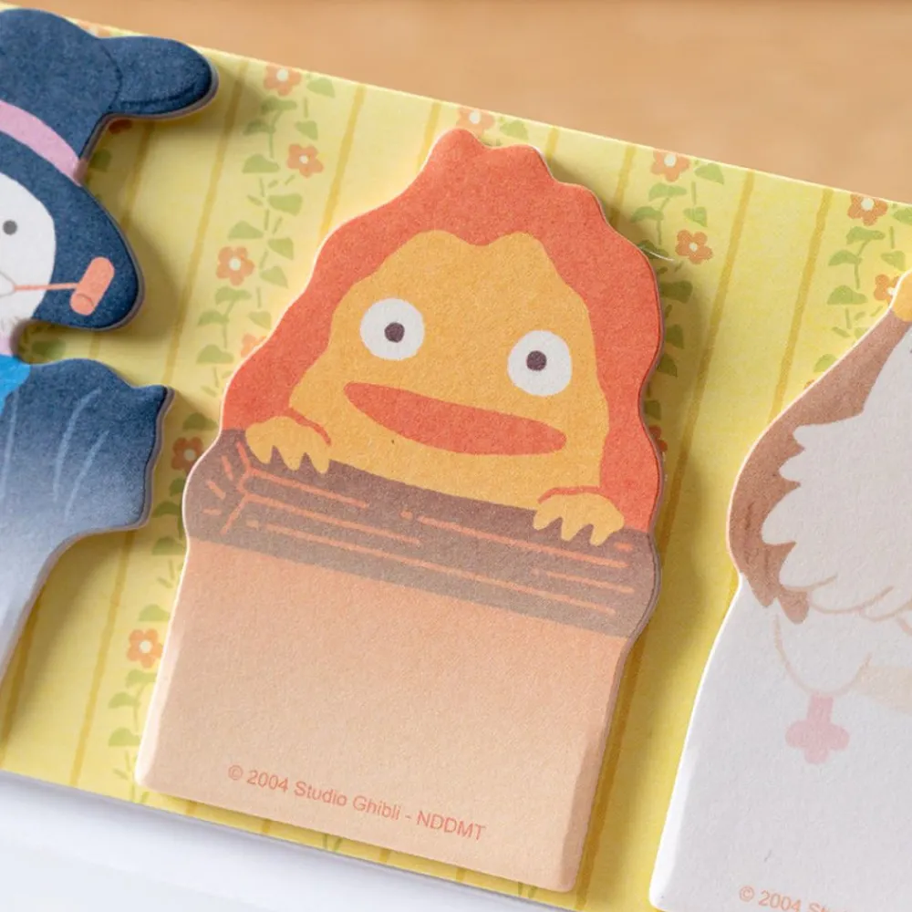 Clearance Maison Ghibli Memo Set Calcifer, Heen & Navet - Howl'S Moving Castle