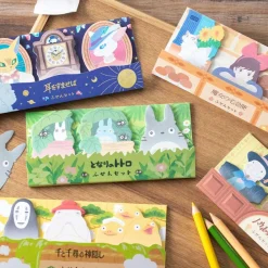 Clearance Maison Ghibli Memo Set Calcifer, Heen & Navet - Howl'S Moving Castle