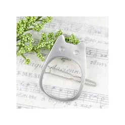 Clearance Maison Ghibli Metal Hair Clip White Totoro - My Neighbor Totoro