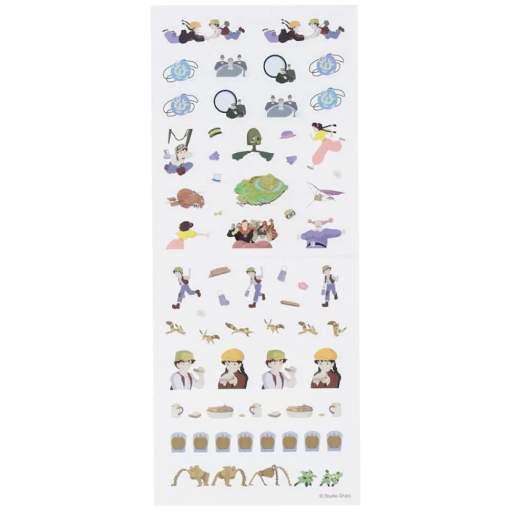 Maison Ghibli Mini Schedule Stickers 2024 - Castle In The Sky