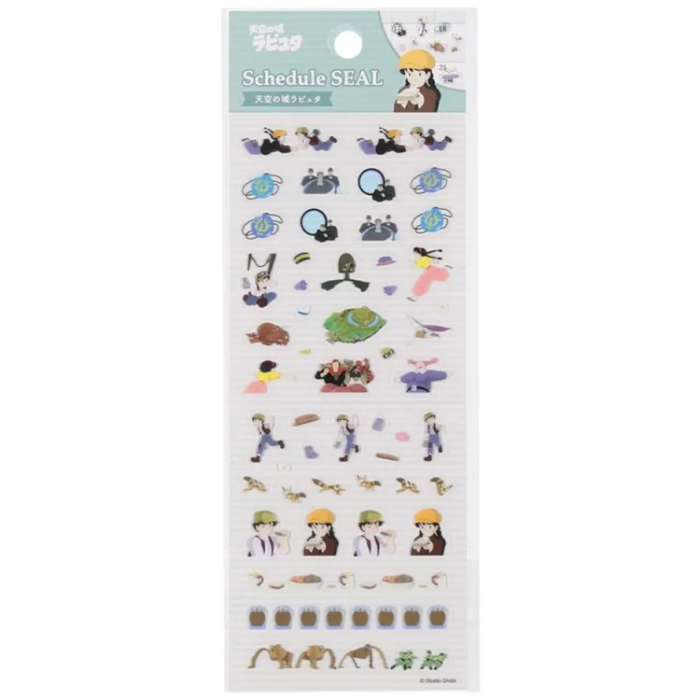Maison Ghibli Mini Schedule Stickers 2024 - Castle In The Sky