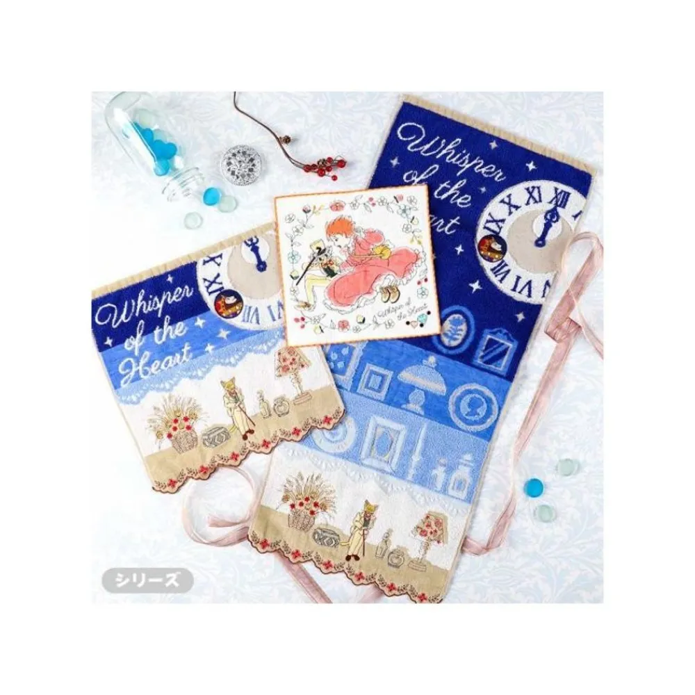 New Maison Ghibli Mini Towel Baron & Antique Shop 34X36 Cm - Whisper Of The Heart