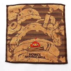 Maison Ghibli Mini Towel Calcifer 25 X 25 Cm - Howl'S Moving Castle