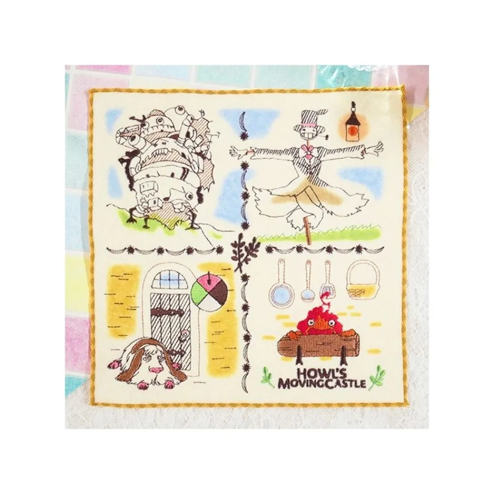 Clearance Maison Ghibli Mini Towel Townfolks Of Castle 25X25 Cm - Howl'S Moving Castle