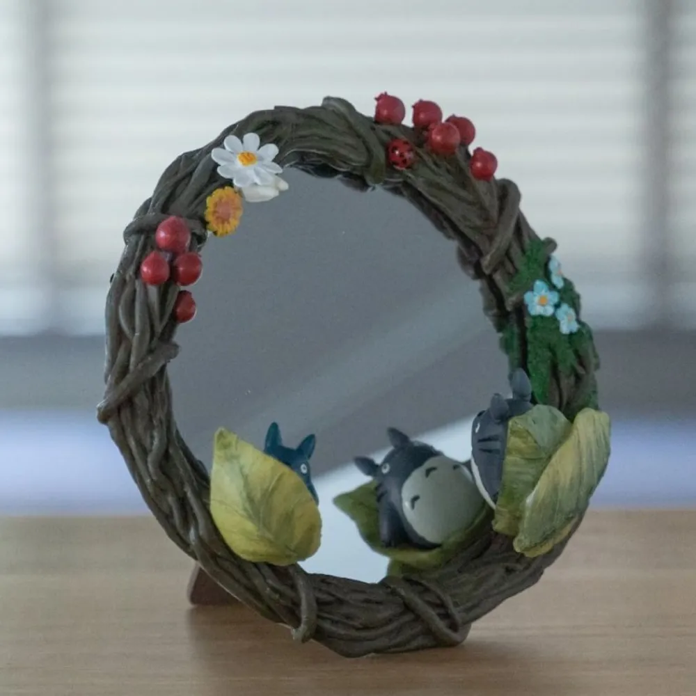 Best Maison Ghibli Mirror Flowers Garland Totoro - My Neighbor Totoro