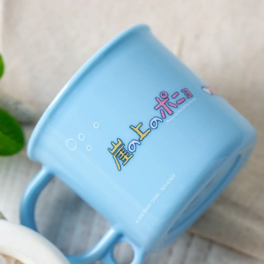 Clearance Maison Ghibli Mug Ponyo In The Ocean - Ponyo On The Cliff