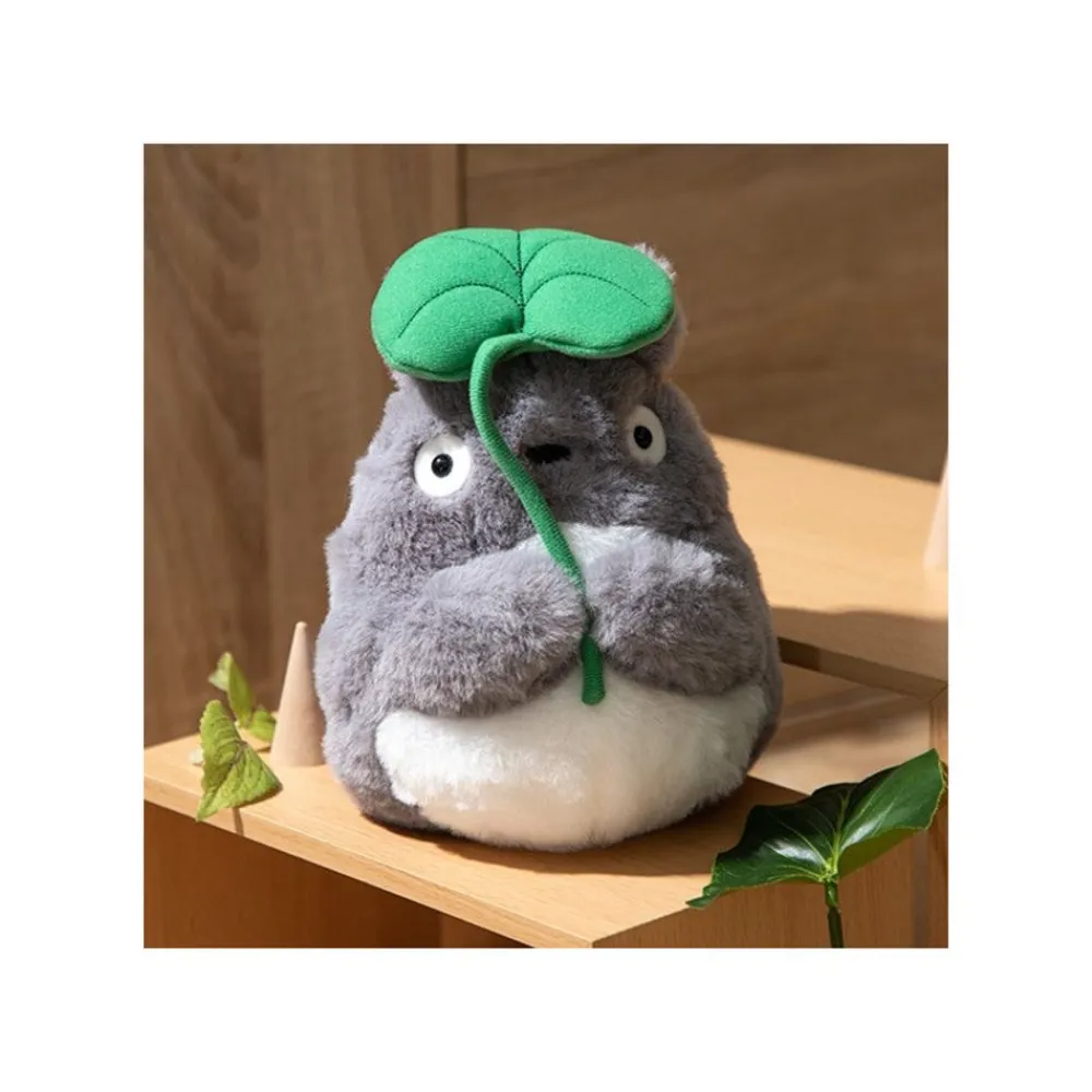 Clearance Maison Ghibli Nakayoshi Plush Big Totoro With Leaf - My Neighbor Totoro