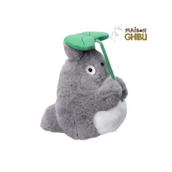 Clearance Maison Ghibli Nakayoshi Plush Big Totoro With Leaf - My Neighbor Totoro